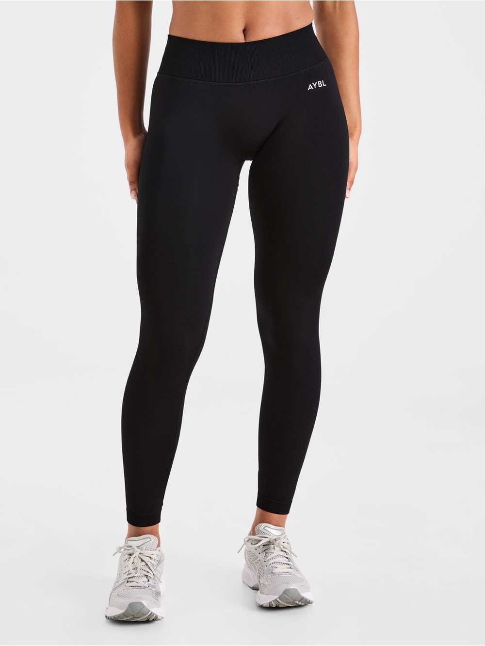 AYBL Adapt Seamless Leggings Black High Waisted Gym Workout Leggings Size Small